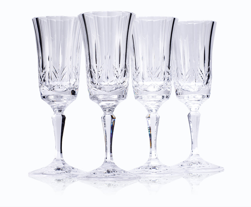 7 oz Brighton Tumbler with Twist off Stem, Gift Set of 4