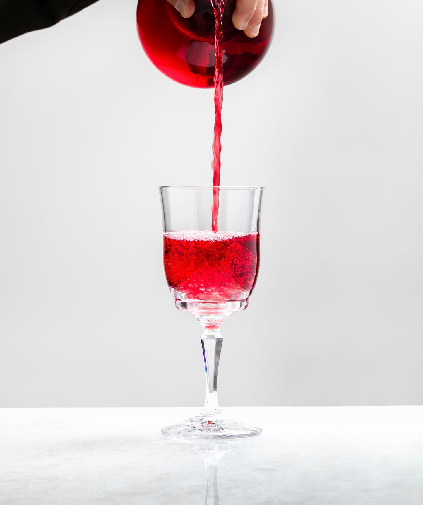 Clear Cut Tumbler with Twist off Stem, Set of 4