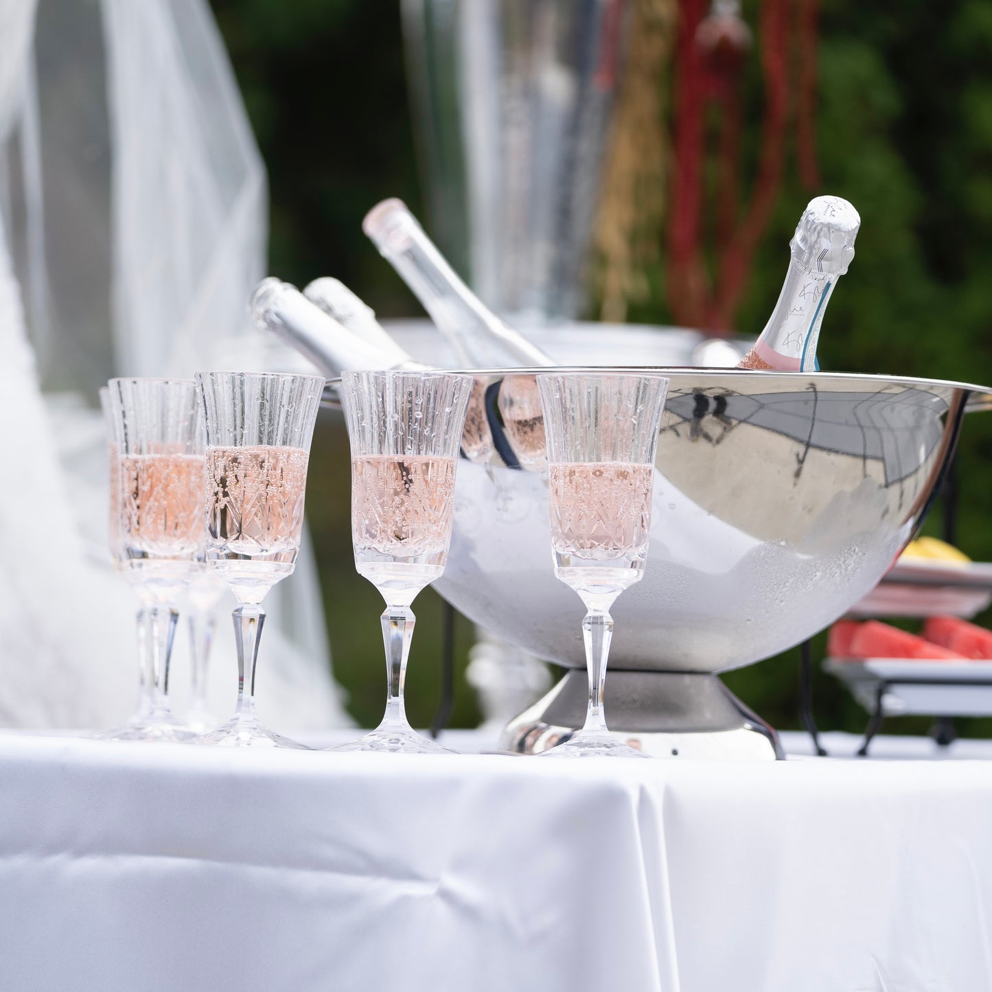 7 oz Brighton Tumbler with Twist off Stem, Gift Set of 4